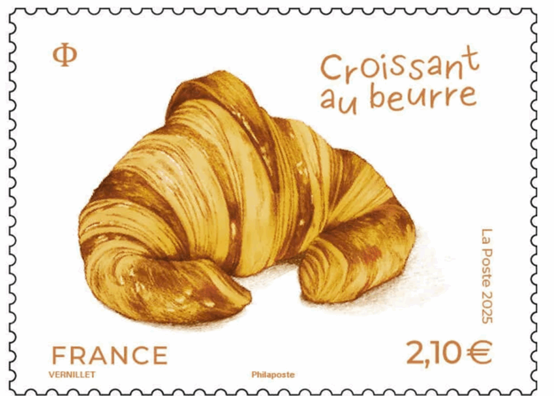 C’est possible avec la Baklawa ou le Makroud? En France, La Poste lance un timbre à l’odeur du croissant pur beurre