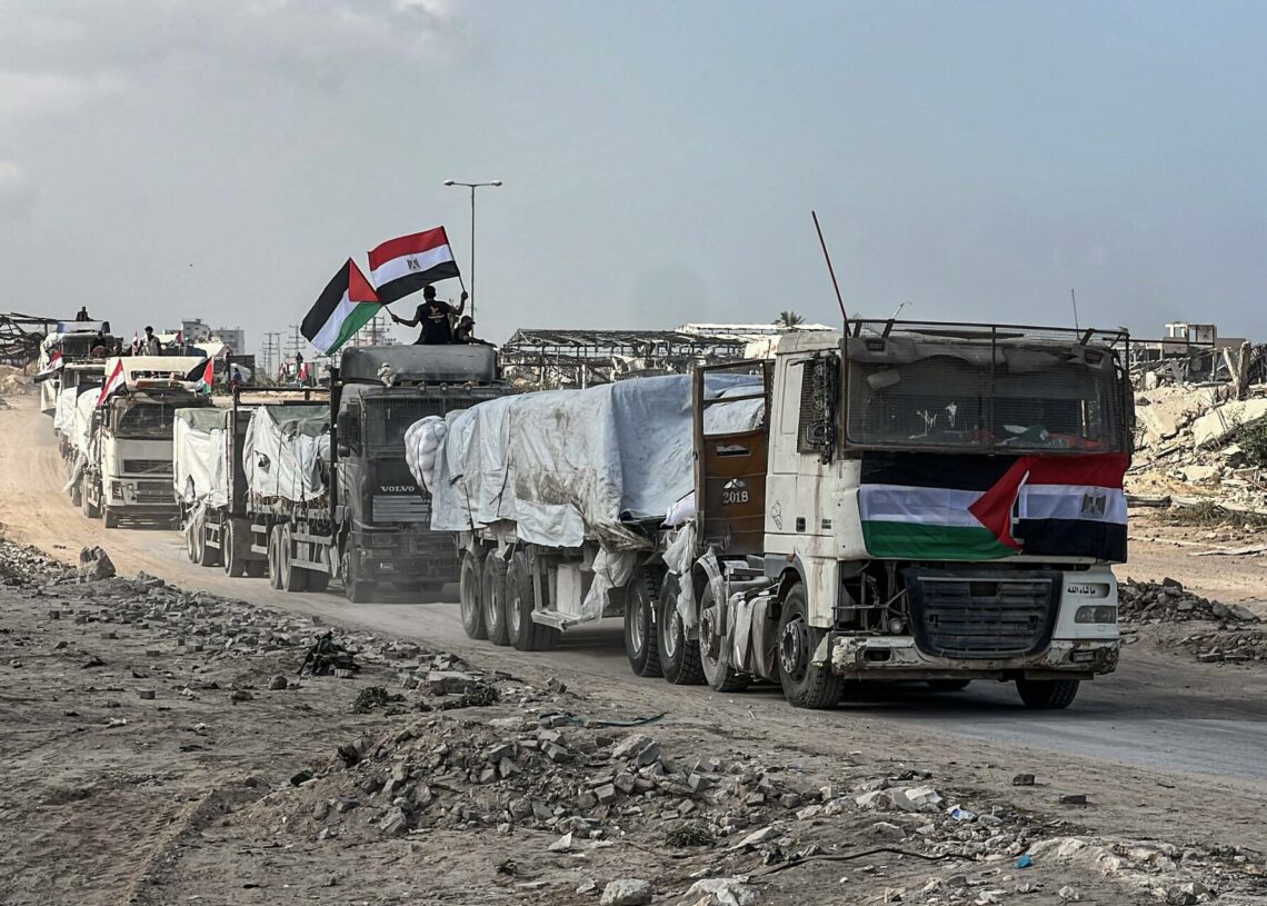 L’ONU a pu faire entrer 24 000 tonnes d’aide à Gaza depuis le cessez-le-feu