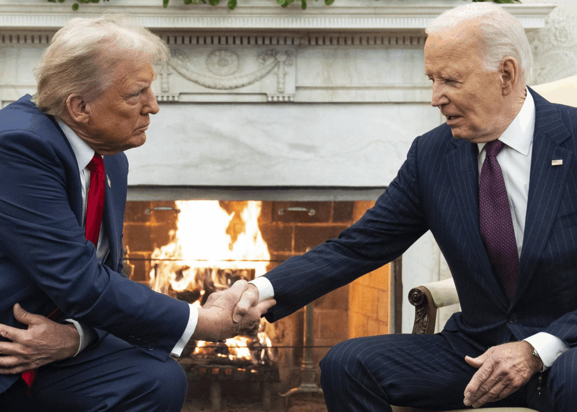 Gaza: L&rsquo;ancien président américain, Joe Biden,  félicite Donald Trump