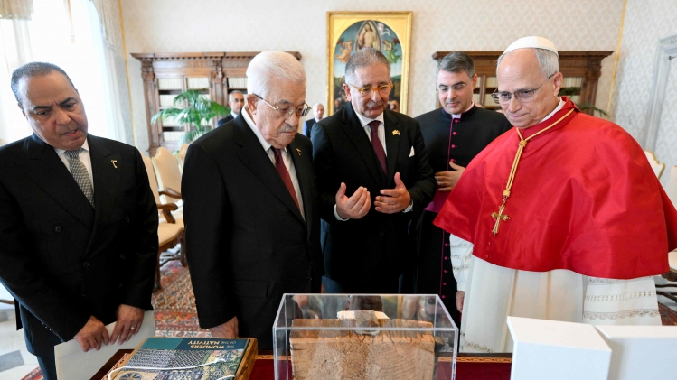 Le pape Léon XIV a reçu le président palestinien Mahmoud Abbas pour la première fois
