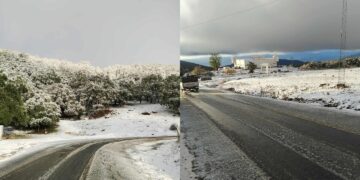 Jendouba:  Suspension des cours après d’importantes chutes de neige à Aïn Draham