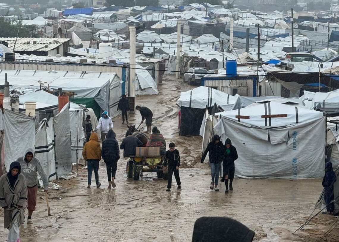 Au moins 16 personnes décédées à Gaza en 24 heures, après des pluies diluviennes