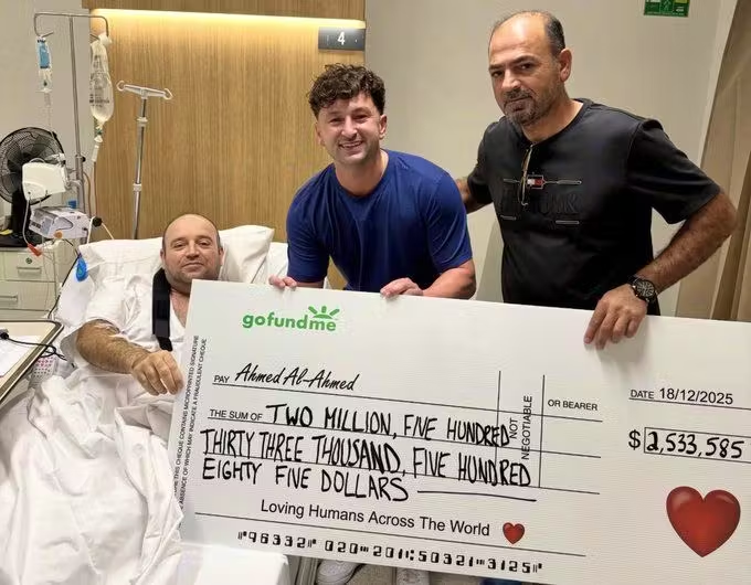 Ahmed Al Ahmed, le héros de l’attentat de Sydney reçoit 2,5 millions de dollars