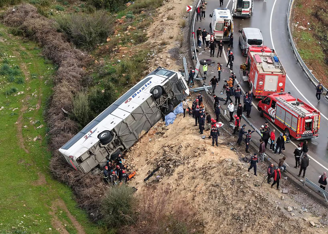 Tragédie en Turquie: Seize morts et 30 blessés dans deux accidents de la route